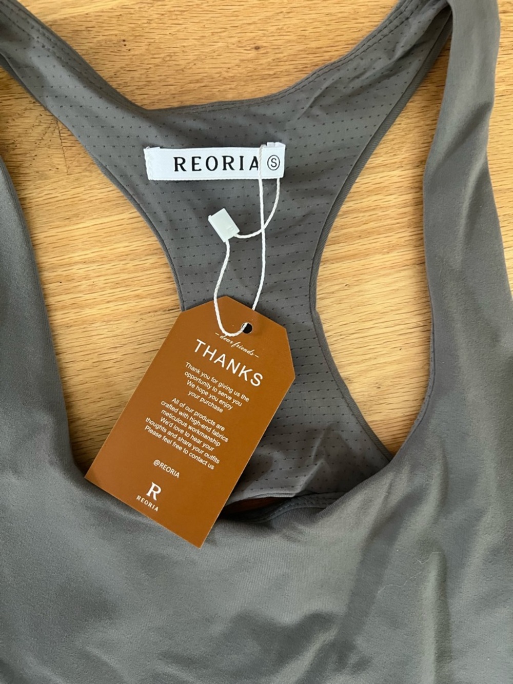 ReoRia Gray Racerback Flared Jumpsuit - Picture 3 of 5